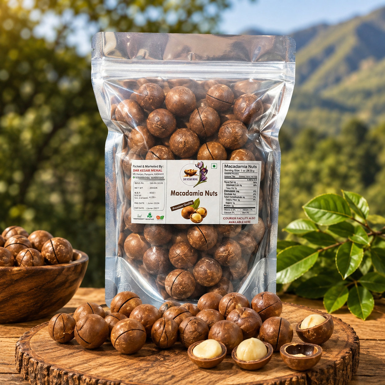 Premium Macadamia Nuts – Naturally Creamy Butter-Rich Luxury Dry Fruit