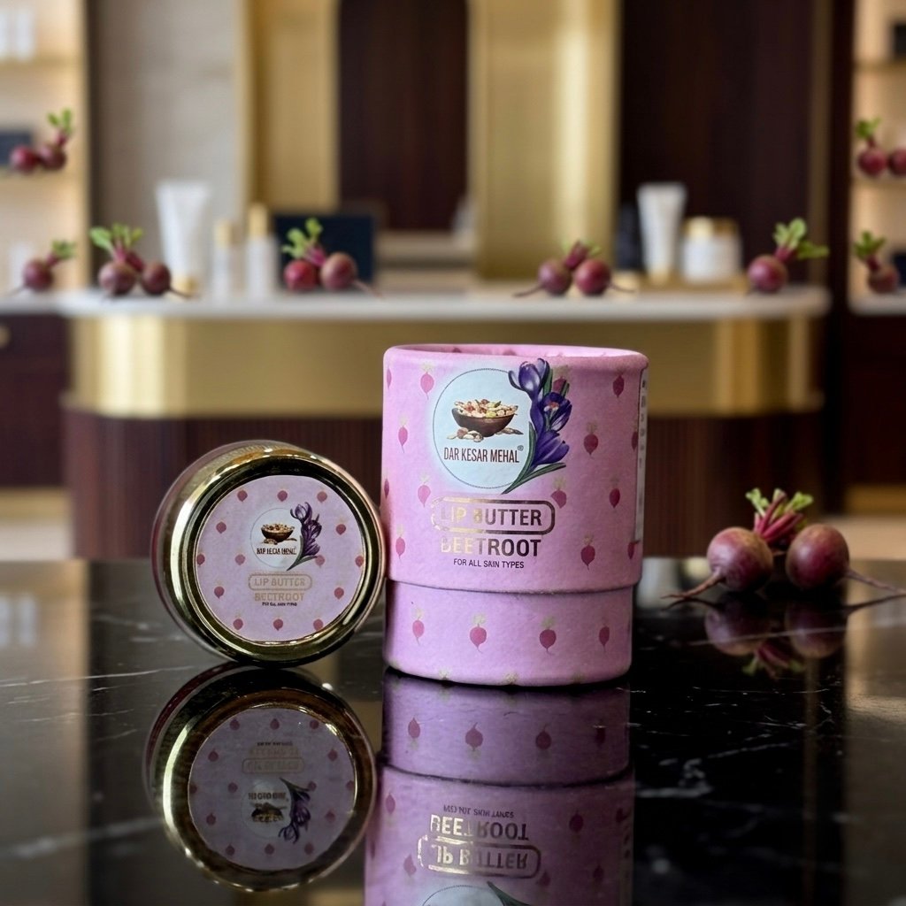 Natural Beetroot Lip Butter – Ultra-Nourishing Healing & Tinted Lip Treatment
