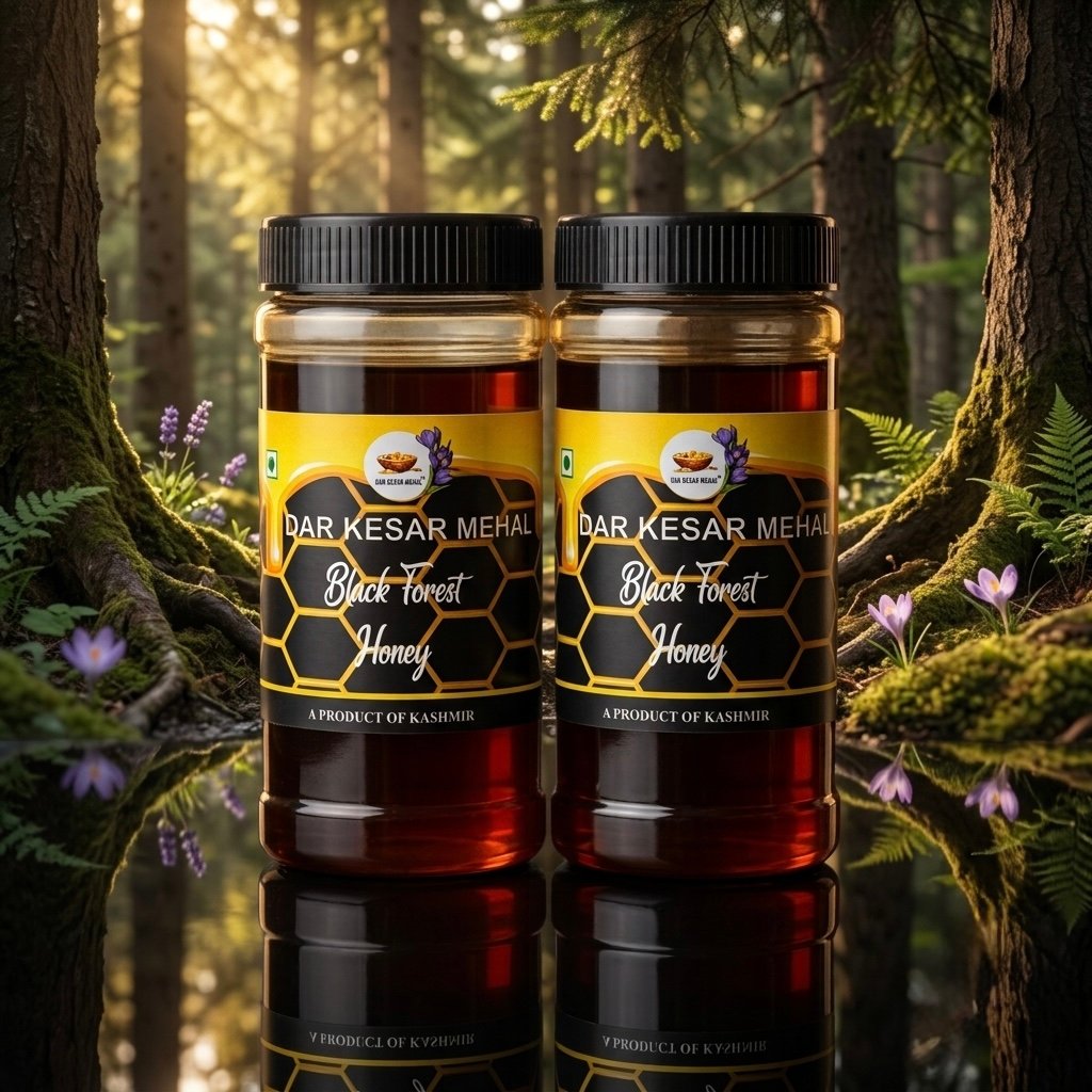 Premium Black Forest Honey – Pure & Naturally Dark Wild Honey | Rich Antioxidant