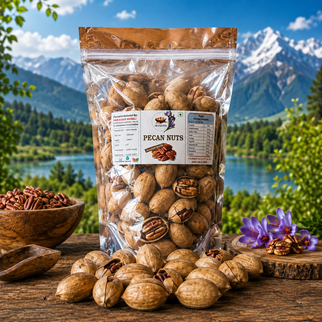 Premium Pecan Nuts – Whole Buttery Pecans | Highest Antioxidant Capacity Tree Nut