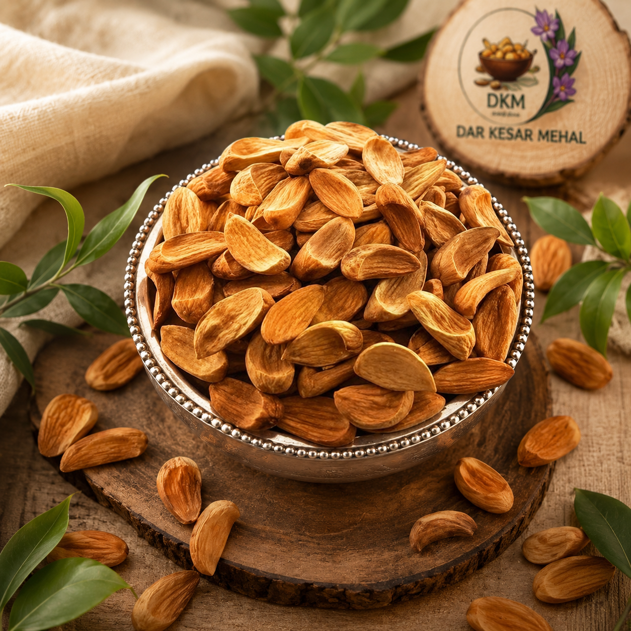 Premium Chapta Mamra Badam – Flat Oil-Rich Kashmiri Almond Variety | Superior Grade