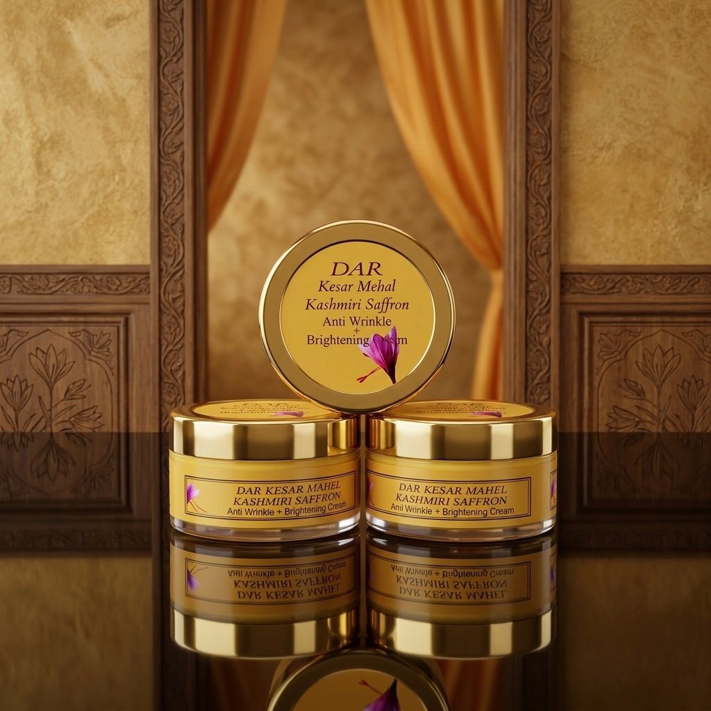 Kashmiri Saffron Face Cream – Brightening & Nourishing Daily Moisturiser