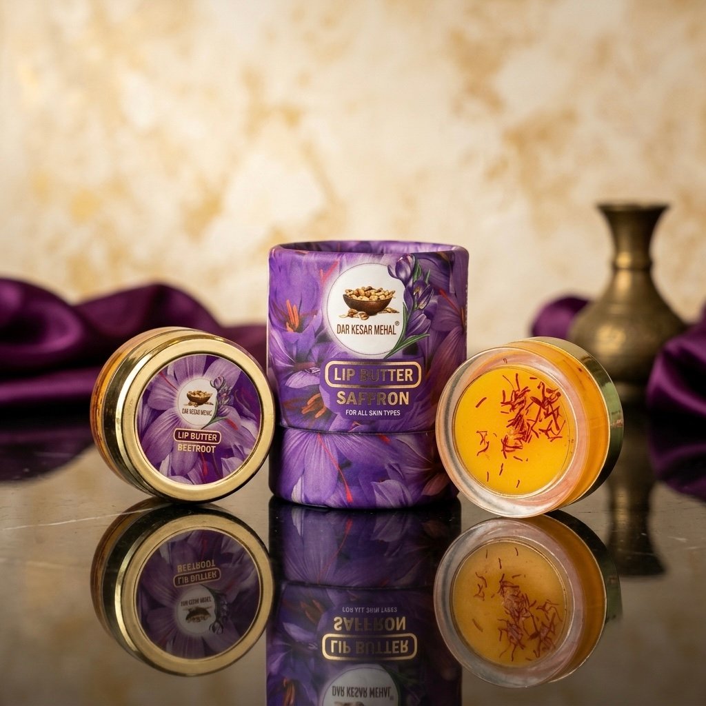 Saffron Lip Butter – Ultra-Rich Healing & Brightening Overnight Lip Treatment