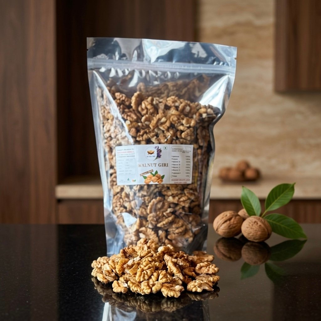 Premium Kashmiri Walnut Kernels – Fresh Akhrot Giri | Brain & Heart Superfood