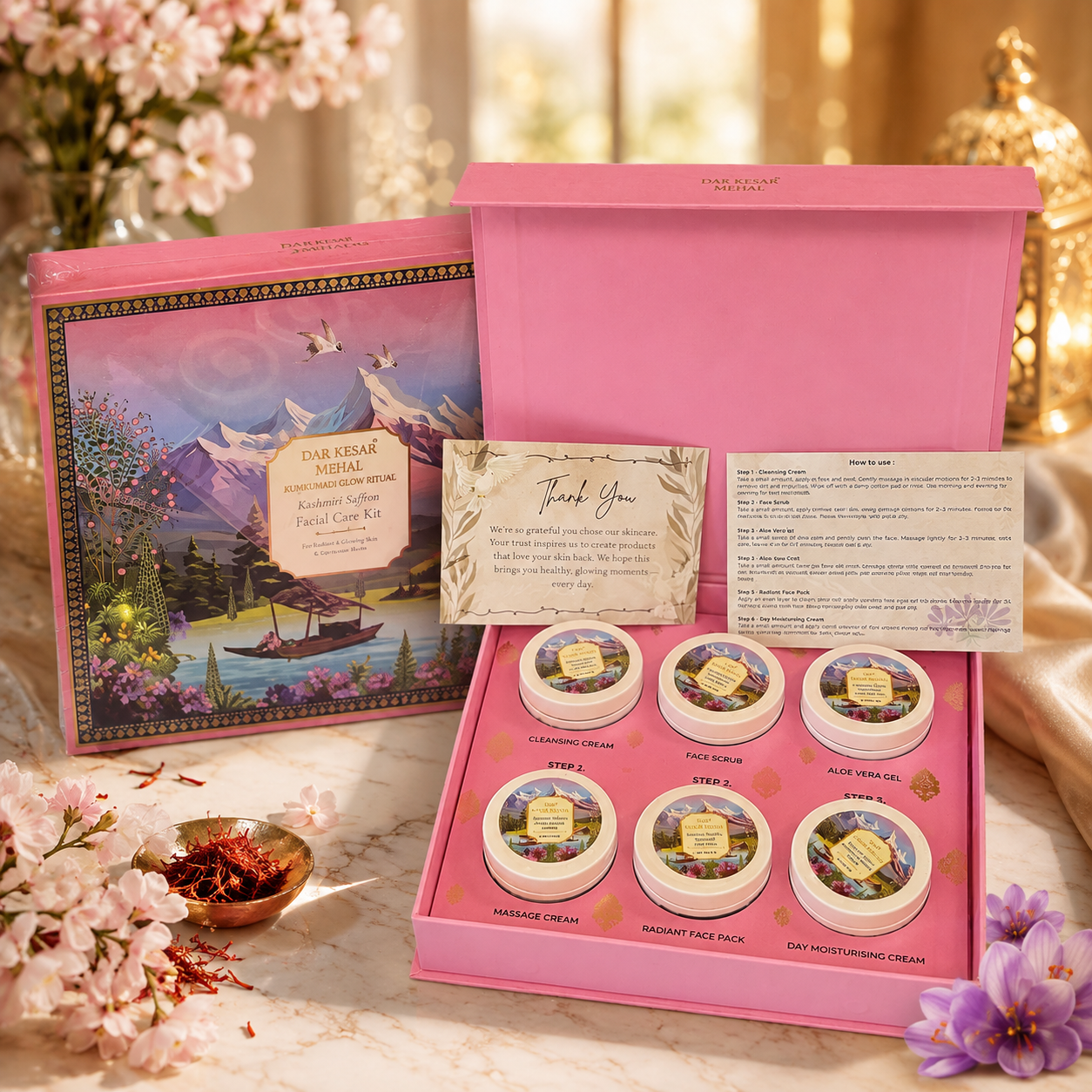 Safron facial kit