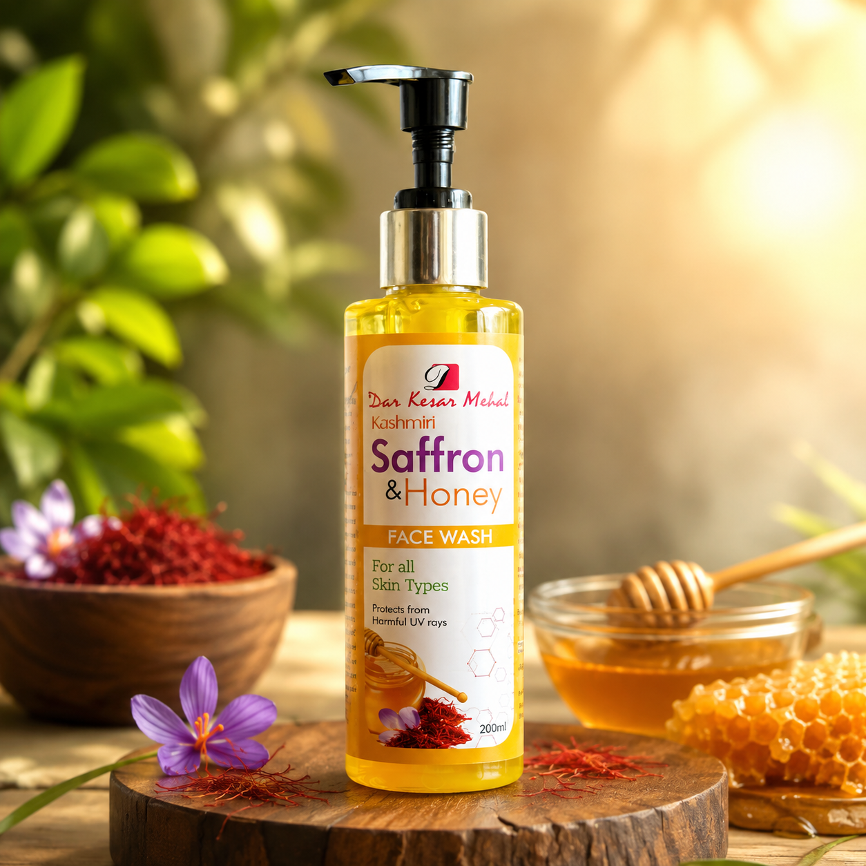 Kashmiri Saffron Honey face wash